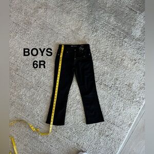 Boys BKE 6R Conner Bootcut Black Jeans